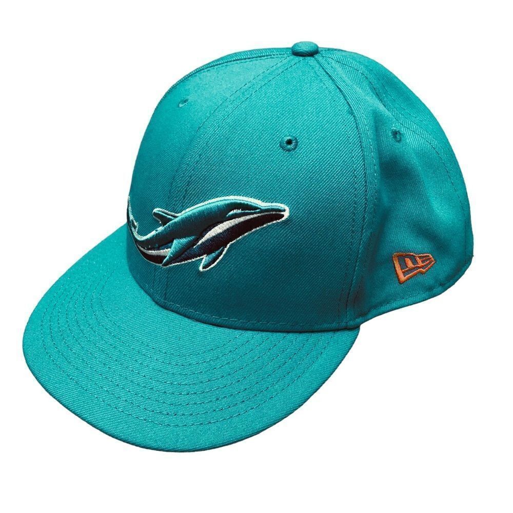 Miami Dolphins Embroidered Logo Elements Collection 59FIFTY Snapback Cap Hat